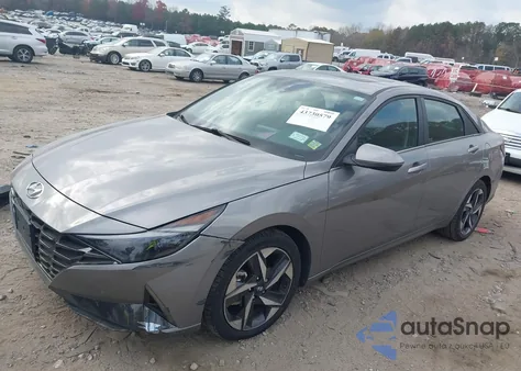 2022 Hyundai Elantra Hybrid Limited из США, поврежденный, VIN KMHLN4AJ5NU025632